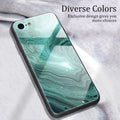 IPhone SE 2022 etc. case in marble - Green