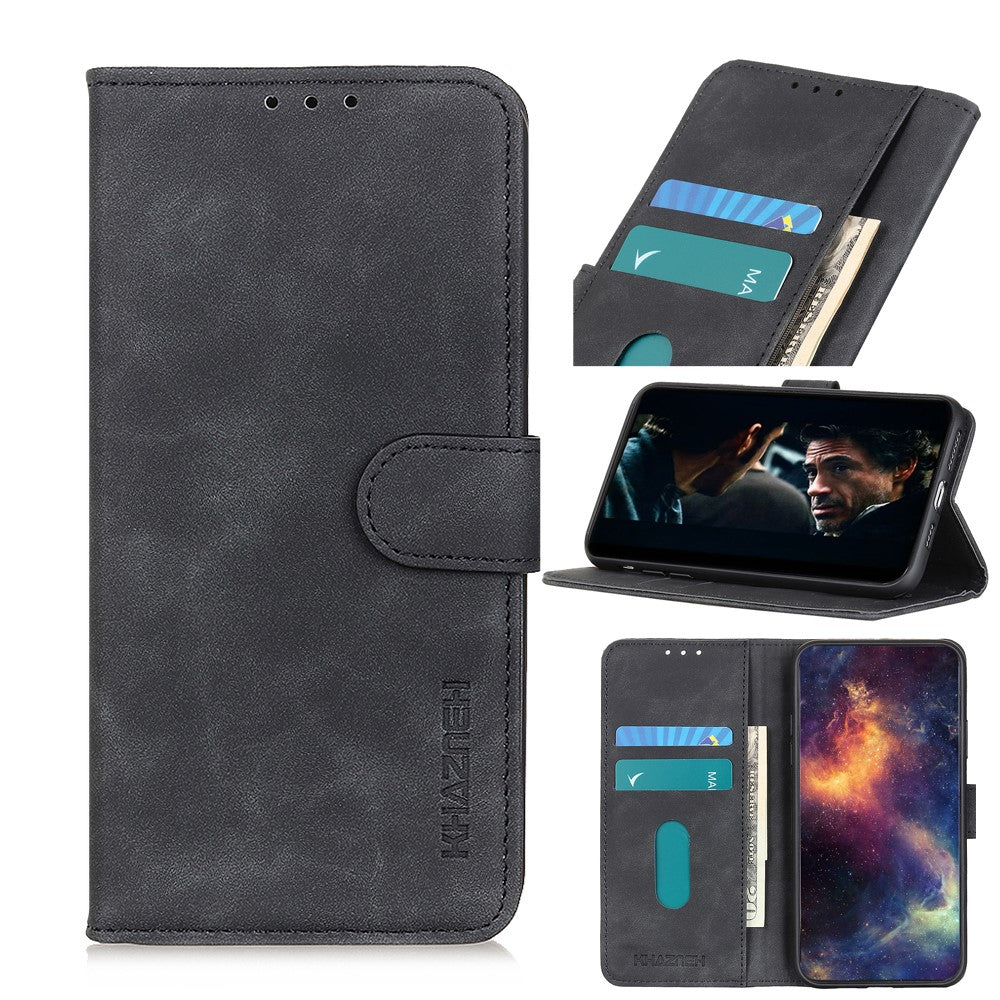 KHAZNEH Retro Wallet Cover for iPhone 12 Mini - Black