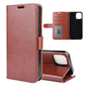 Premium Wallet Cover for iPhone 12/12 Pro - Brown — Övrigt