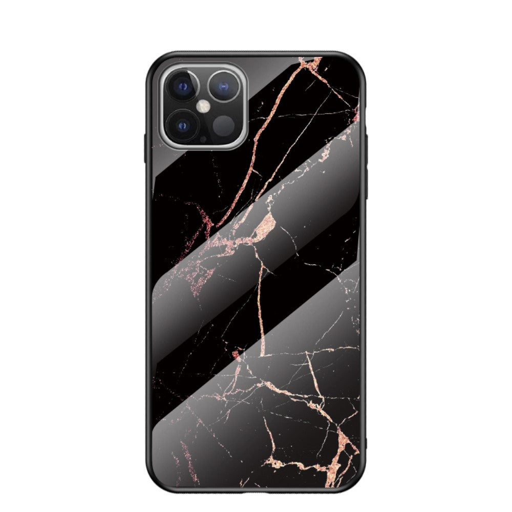Marmor Case for iPhone 12 Pro Max - Black/Gold