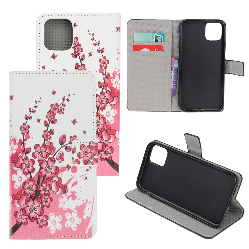 Wallet Cover for iPhone 12/12 Pro - Plum Blossom — Wallet