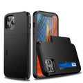 Case with Card Holder for iPhone 12 /12 Pro - Black — Övrigt