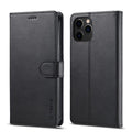 LC.IMEEKE Wallet Cover for iPhone 12 Mini - Black — LC.IMEEKE