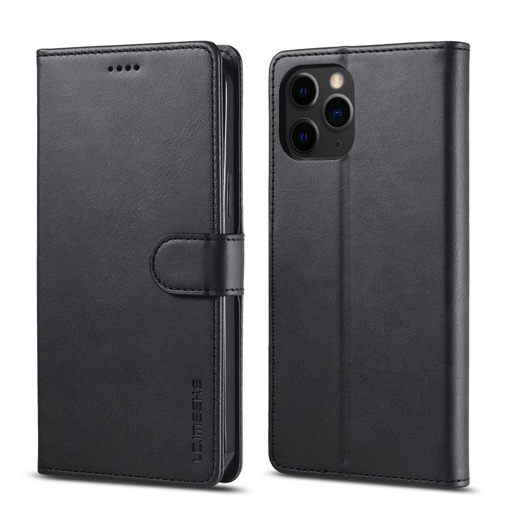 LC.IMEEKE Wallet Cover for iPhone 12 Mini - Black — LC.IMEEKE