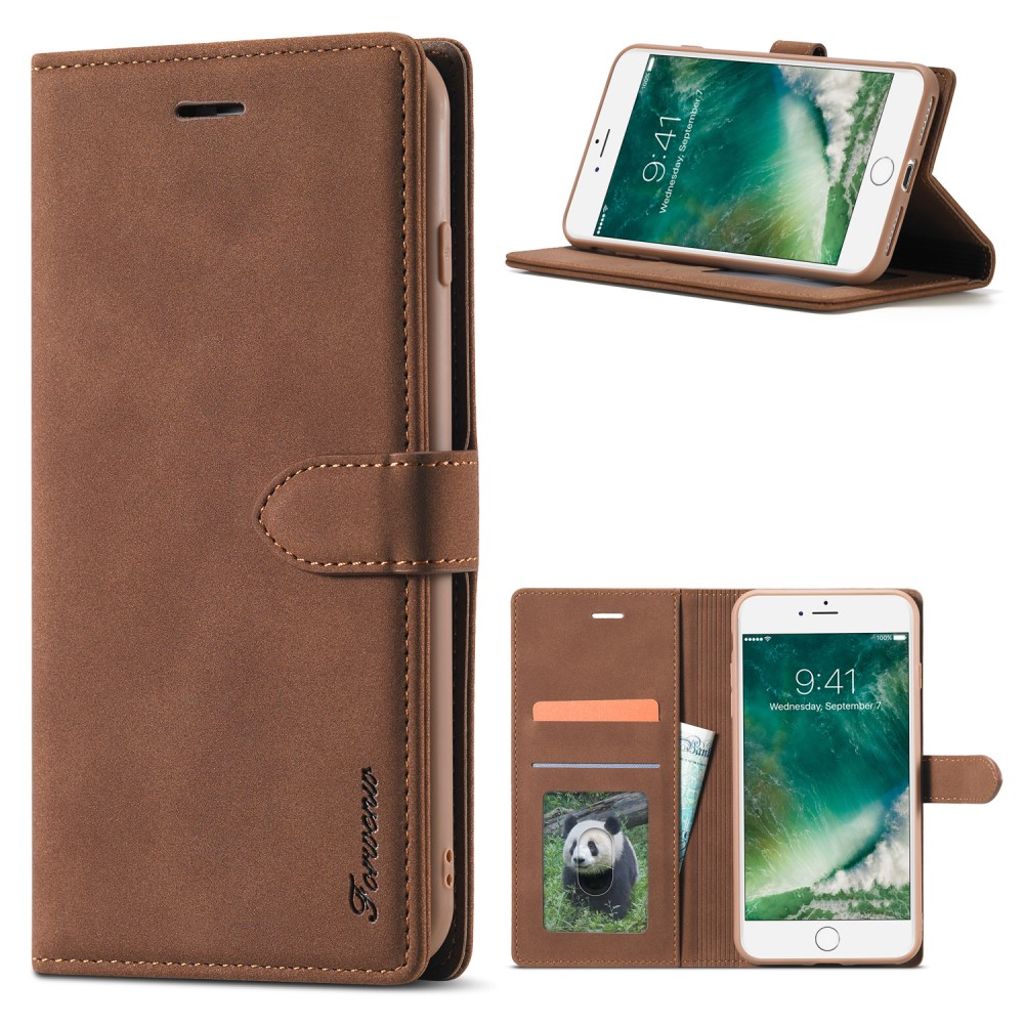 FORWENW iPhone SE/8/7 cover - Brown