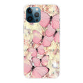 IPhone 12- 12 Pro TPU case - Pink Butterflies