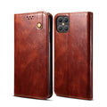 IPhone 12- 12 Pro wallet cover - Brown — Övrigt