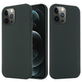 IPhone 12- 12 Pro silicone case - Dark green