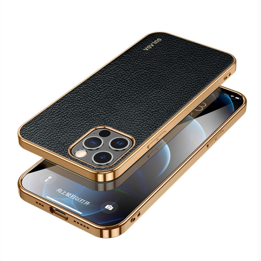 SULADA iPhone 12- 12 Pro case - Black