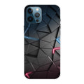 IPhone 12- 12 Pro smartphone case - Black Stereo Rhombus — Övrigt