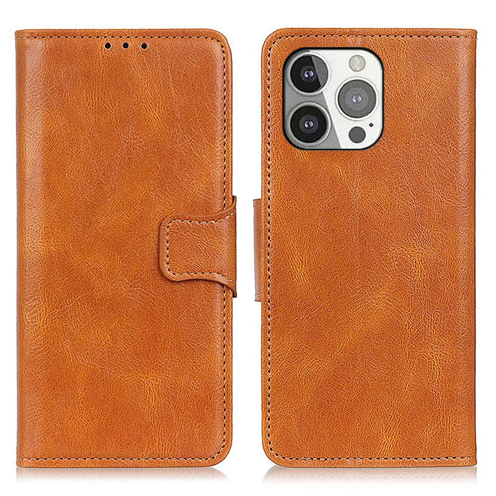 IPhone 13 Pro wallet cover - Brown — Övrigt