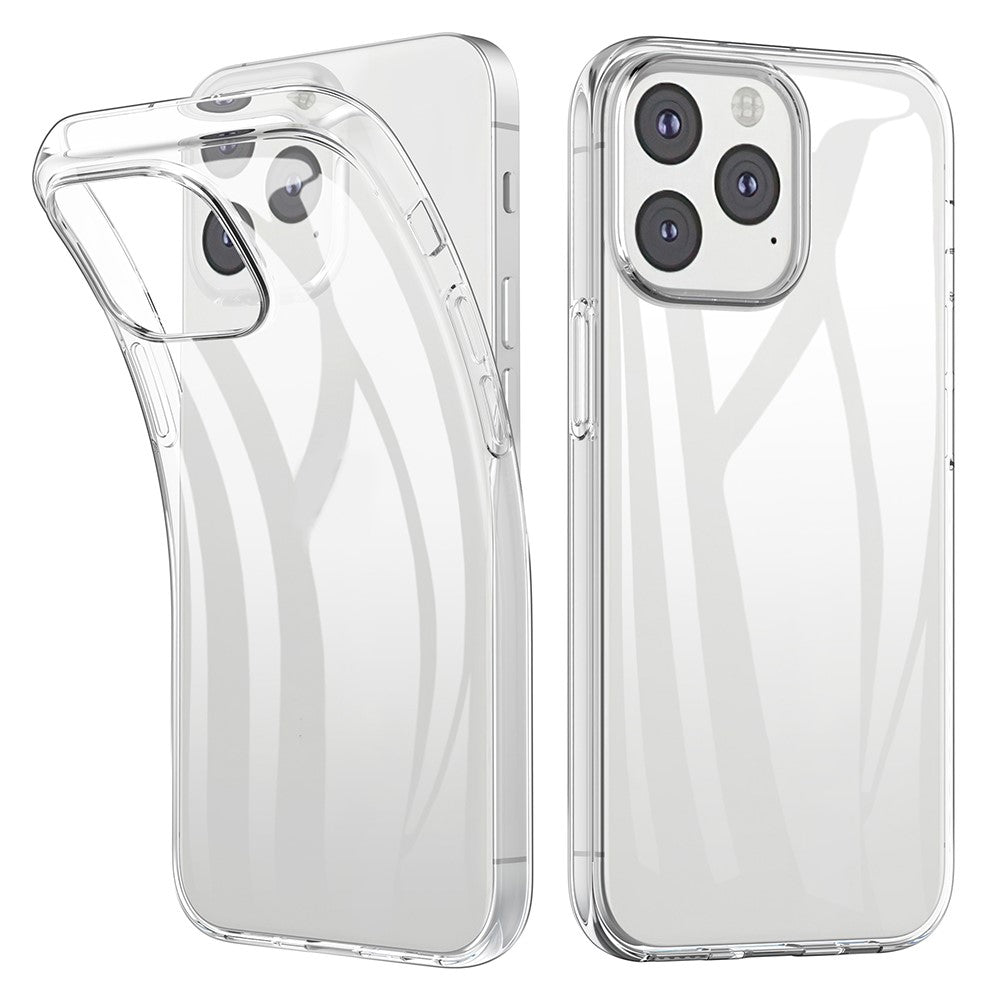 Anti-Fingerprint TPU Case for iPhone 13 Pro - Transparent