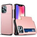 Case with Card Holder for iPhone 13 Pro - Pink