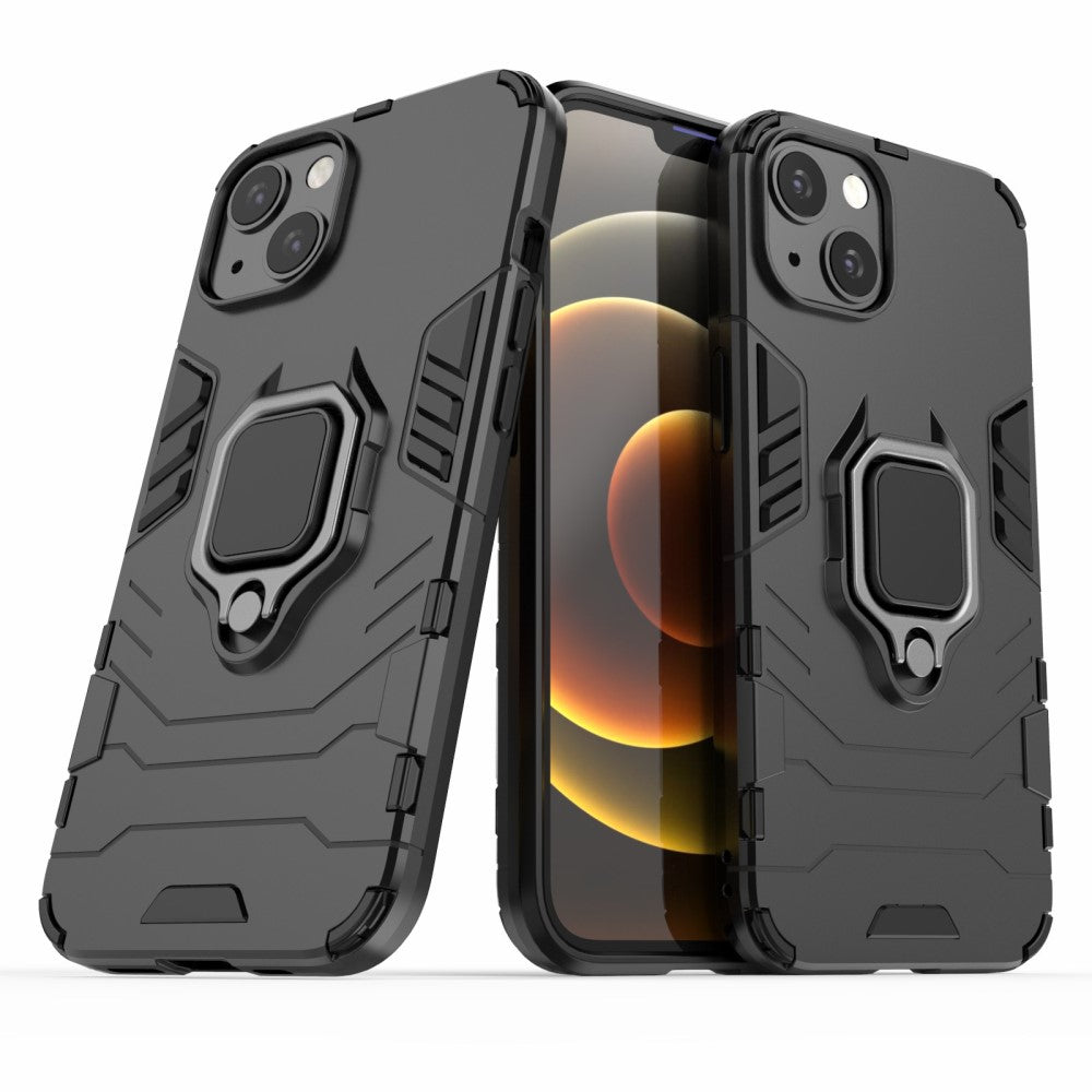 Anti-Drop Kickstand Hybrid Case with Ringholder for iPhone 13 - Black — Anti-Drop