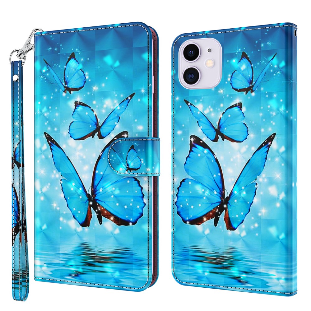 IPhone 13 cover - Blue Butterfly — Övrigt