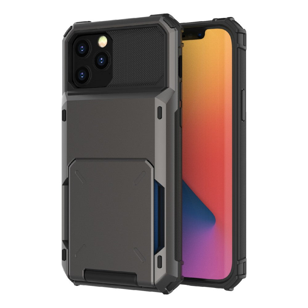Case with Card Holder for iPhone 13 - Black