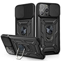 Kickstand Camera Slide Case for iPhone 13 Pro - Black