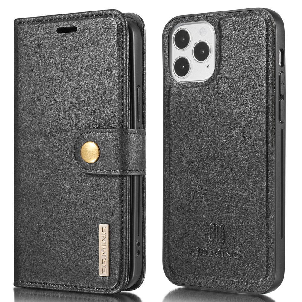 DG.MING 2-in-1 Wallet Case for iPhone 13 - Black — DG.MING