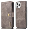 DG.MING 2-in-1 Wallet Case for iPhone 13 - Coffee — DG.MING