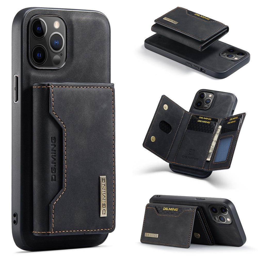 DG.MING M2 Magnetic Wallet Case for iPhone 13 Pro - Black — DG.MING