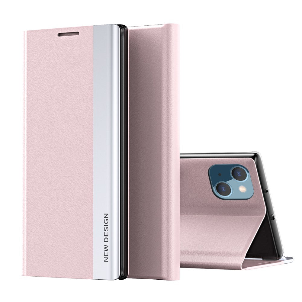 Folio Flip Plated Wallet Case for iPhone 13 - Pink — Folio