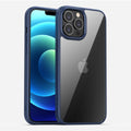 IPAKY Drop-Proof Clear Case for iPhone 13 - Blue