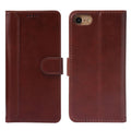 IPhone SE (2022) etc. cover with a magnetic strap - Brown — Övrigt
