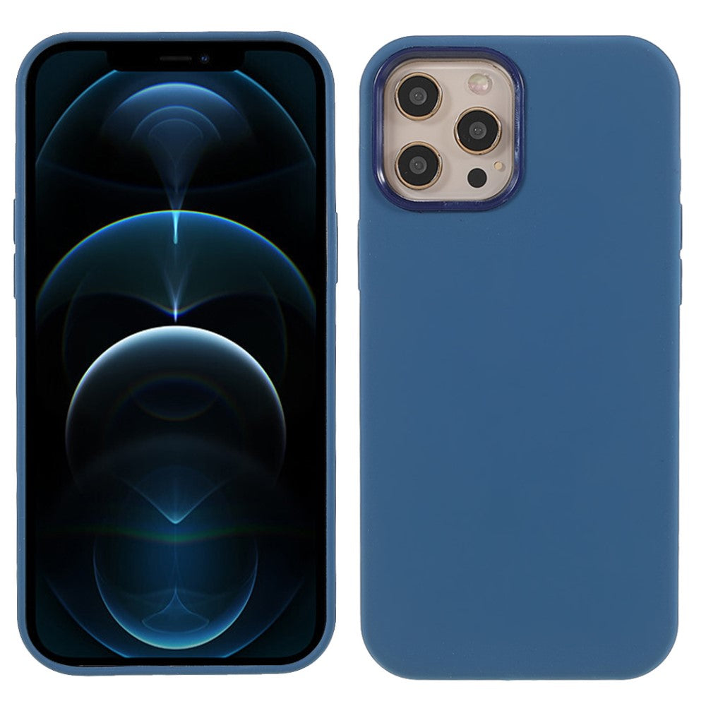 IPhone 12- 12 Pro silicone case - Dark blue — Övrigt