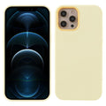 IPhone 12- 12 Pro silicone case - Cream Yellow — Övrigt