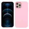 IPhone 12- 12 Pro silicone case - Rose Pink