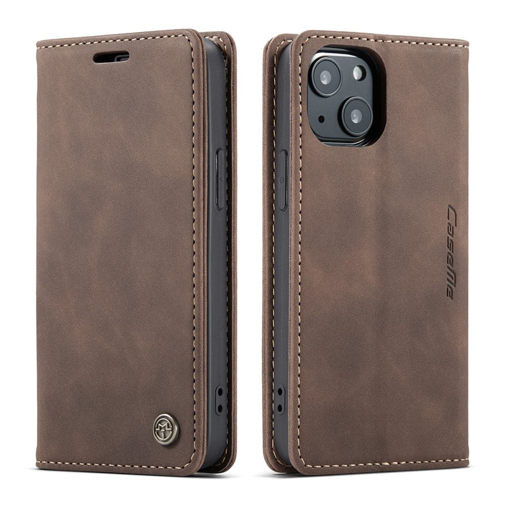 CASEME iPhone 13 mini wallet cover - Brown — CASEME