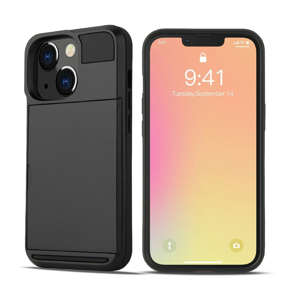 iPhone 13 Pro iPhone case with a card holder - Black — Övrigt