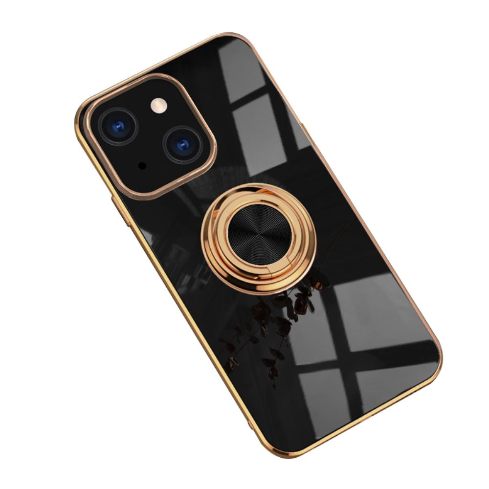 iPhone 13 Case with ring holder / Kickstand - Black