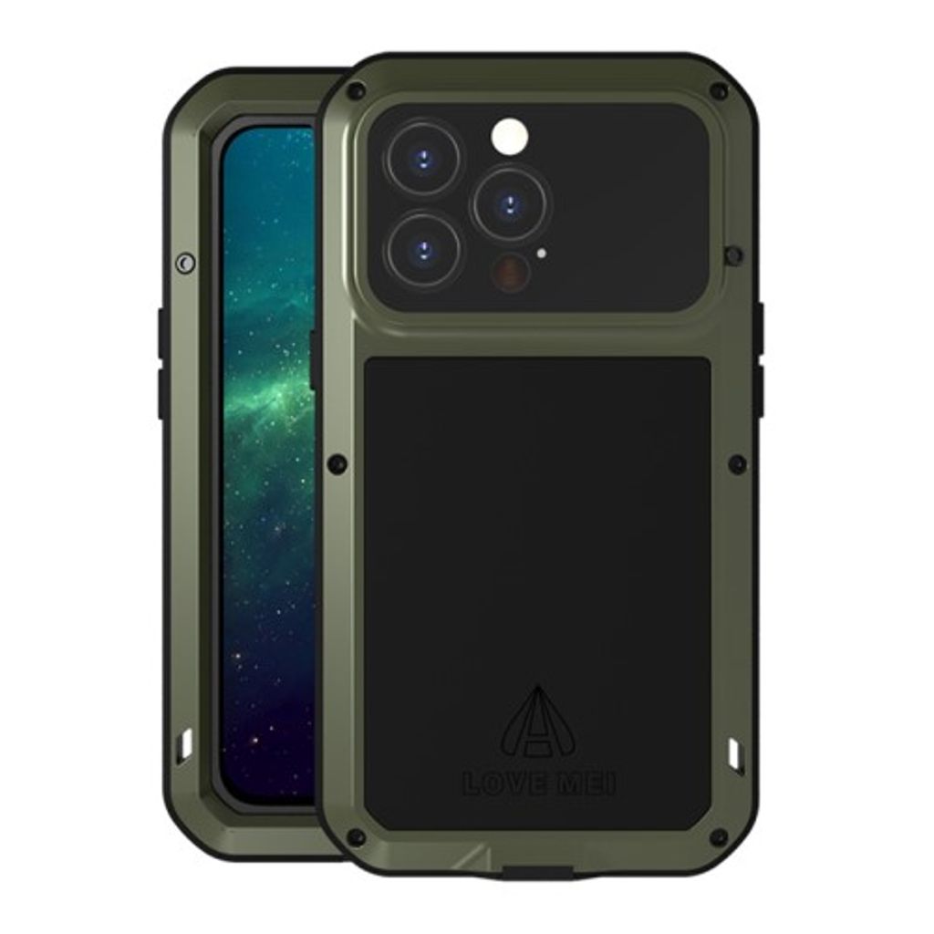 LOVE MEI iPhone 13 Pro case - Army green — LOVE