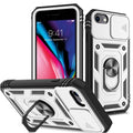 Shockproof iPhone SE etc. case - Black- White