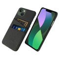 Dual Card Slots Case for iPhone 14 - Black