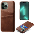 IPhone 14 Pro smartphone case with card slot - Brown — Övrigt