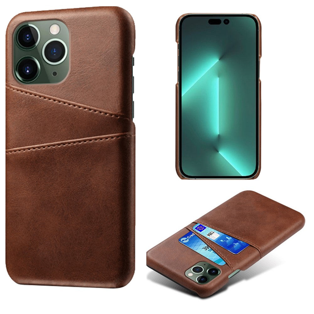 IPhone 14 Pro smartphone case with card slot - Brown — Övrigt
