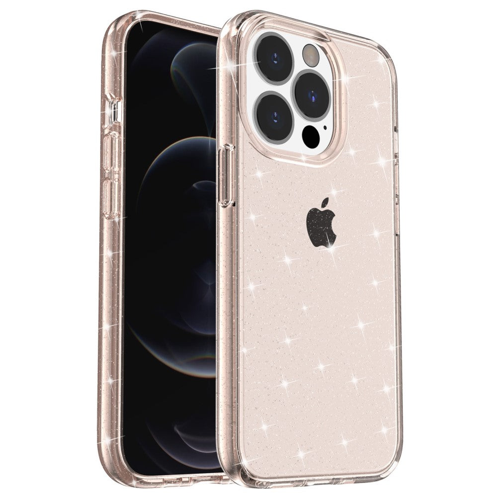 iPhone 14 Pro Anti-drop TPU Edge + PC Back Case - Gold