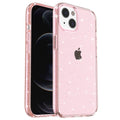 Anti-scratch iPhone 14 Plus Glittery Powder Case - Pink