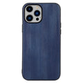 iPhone 14 Plus Textured PU Leather + TPU + PC Case - Blue — Övrigt