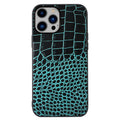 iPhone 14 Plus Crocodile Texture Anti-fall Case - Green
