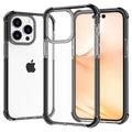 Clear Shockproof Case for iPhone 14 Pro Max case - Black
