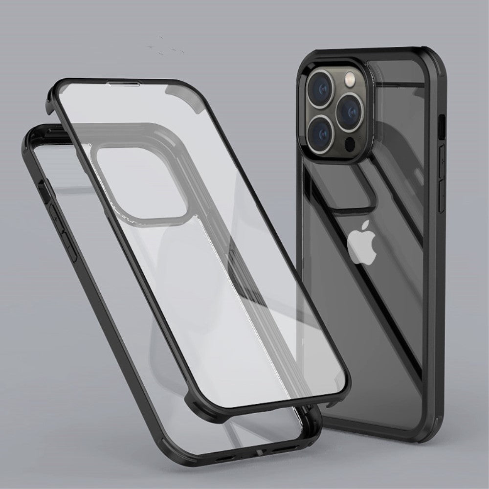 iPhone 14 Pro Max 2-in-1 case in tempered glass - Black — Övrigt