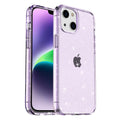 Sparkly iPhone 15 case - Purple