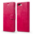 LC.IMEEKE PU-Leather Wallet Cover for iPhone 7/8 Plus - Pink