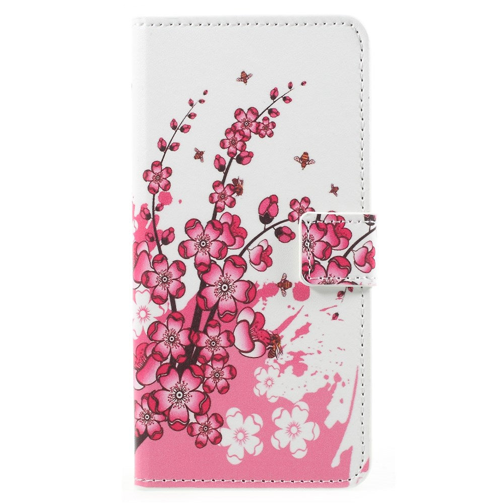 Wallet case for Samsung Galaxy A8 2018 - Plum tree