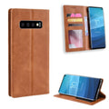 Vintage Cover for Samsung Galaxy S10 - Brown