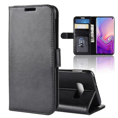 Crazy Horse Cover for Samsung Galaxy S10e - Black — Crazy