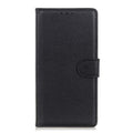 Litchi Skin Cover for Samsung Galaxy A50 - Black — Litchi